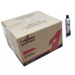 Caja Silicon Automotriz Rtv Negro C/49pz *pro1one